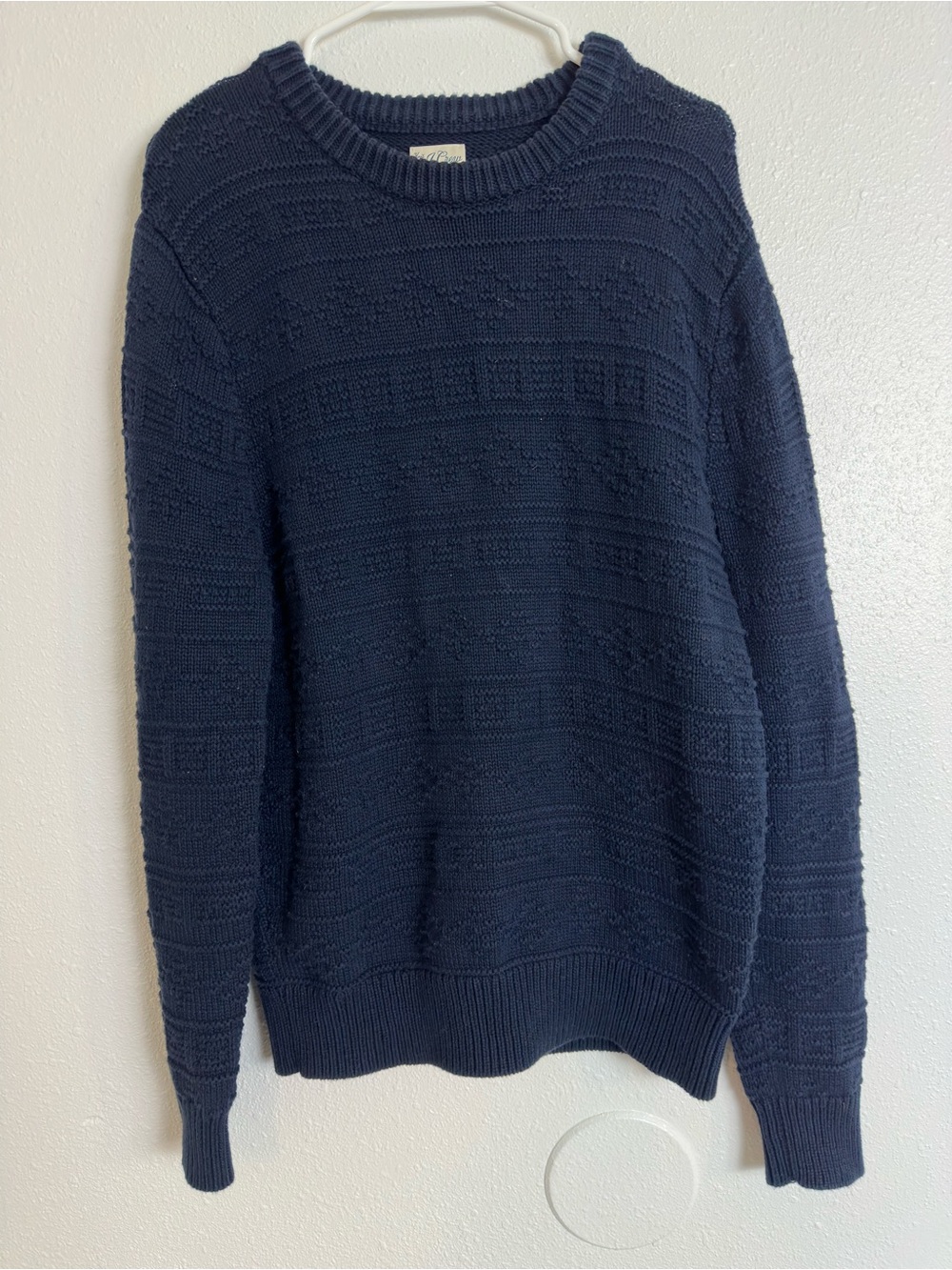 J. Crew fisherman crew neck knit sweater